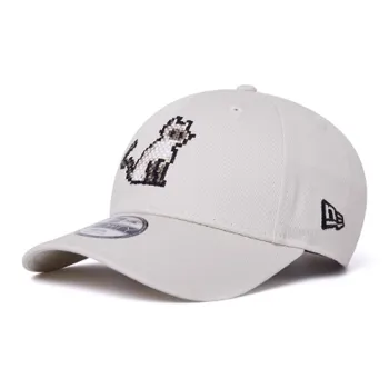 New Era Cotton, Polyester Baseball Caps Kids' Light Gray