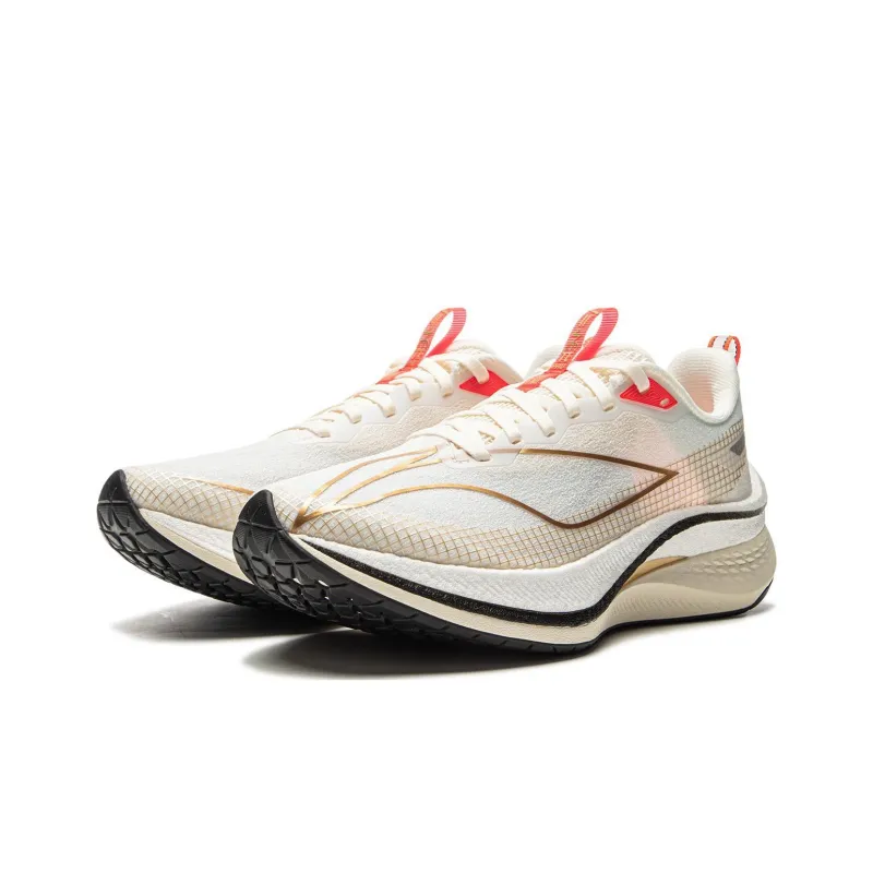 LiNing Red Hare 7 Pro Shock Absorbers With Slip Resistant Features Low Top Running Shoes Women's Standard White-2