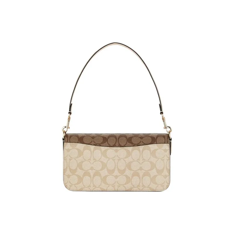 COACH MORGAN SHOULDER BAG IN BLOCKED SIGNATURE CANVAS-10