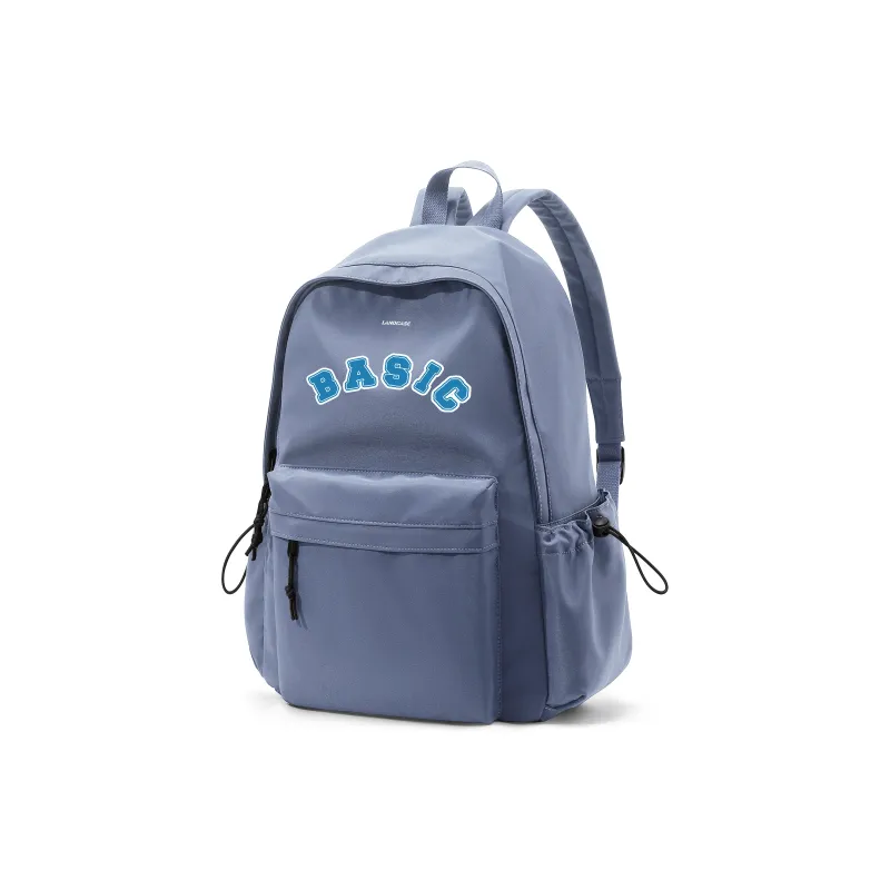 LANDCASE Fabric Backpack Laptop Bag Backpack Unisex Burgundy/Black/Ecru/Blue-2