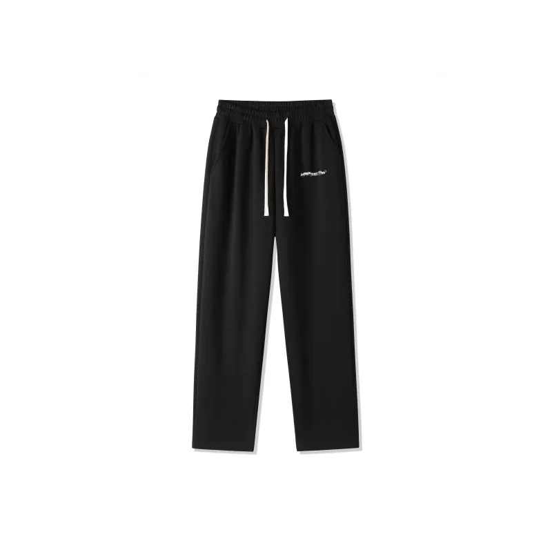 JEANSWEST CLUB Casual Pants Unisex Black-1