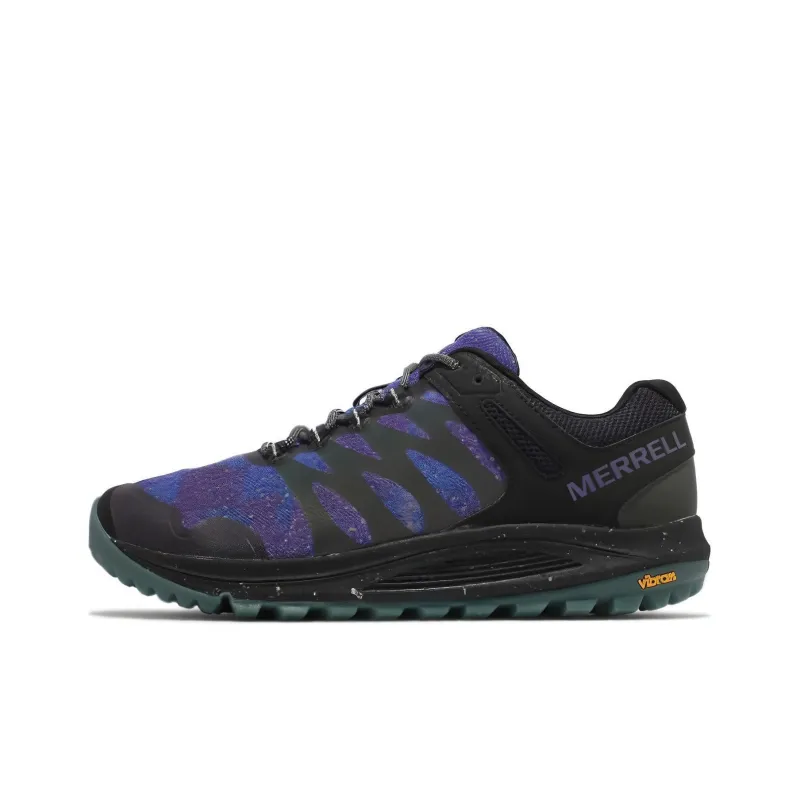 MERRELL Nova 2 Wear-Resistant Breathable Rebound Low-Top Running Shoes Men's Black Blue-0