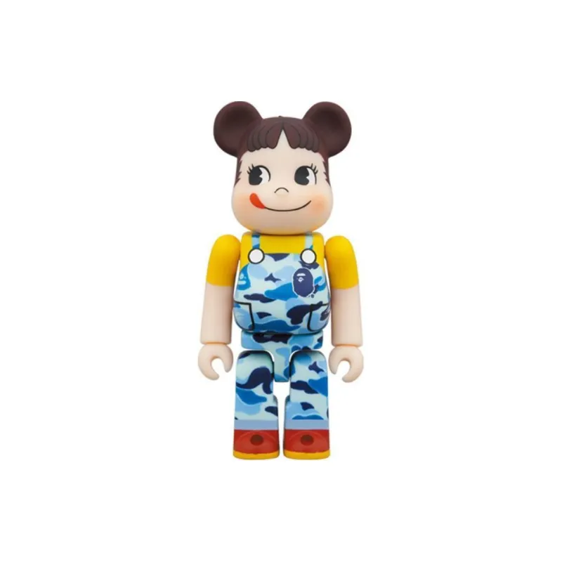 BE@RBRICK X Bape Peko chan Blue Camo-1