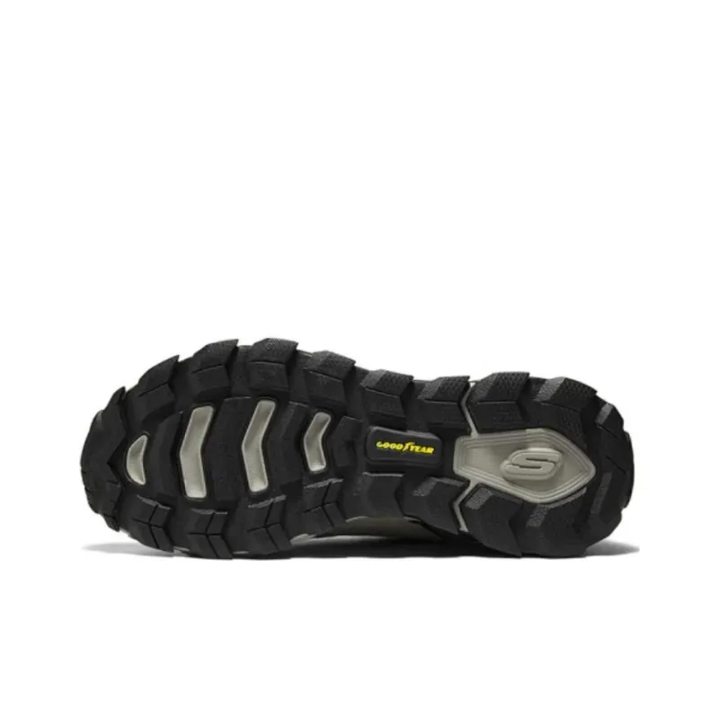 Skechers Max Protect Abrasion Resistant Breathable Low Top Outdoor Shoes Men's Brown Black-4