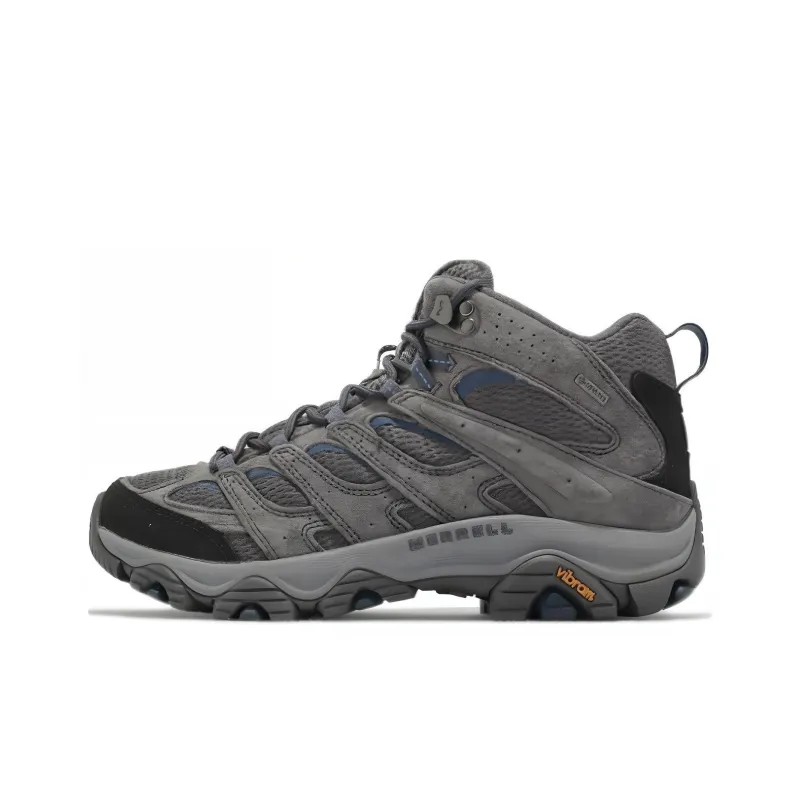 MERRELL MOAB 3 Mid GTX Cushioning Wear-Resistant High-Top Outdoor Shoes Men's Dark Gray-0
