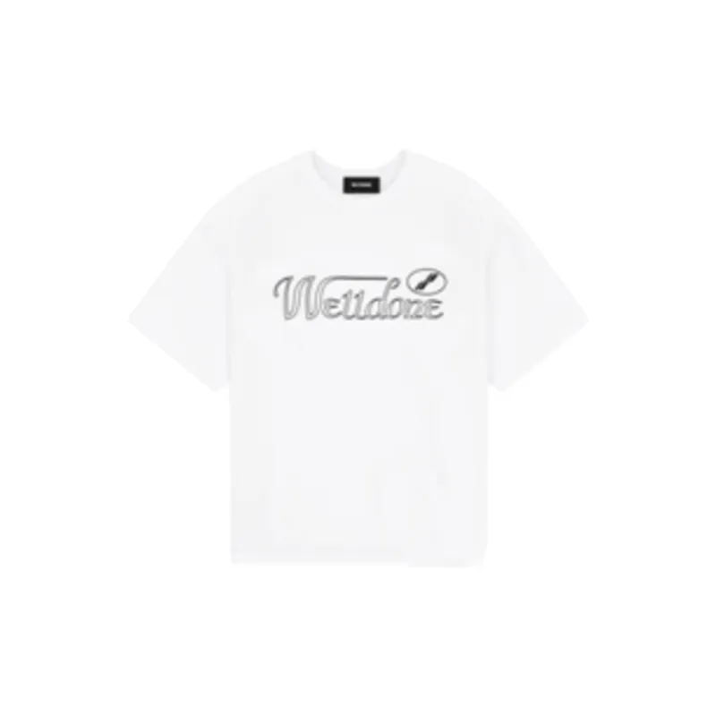 WE11DONE FW22 T Shirt Unisex White-0
