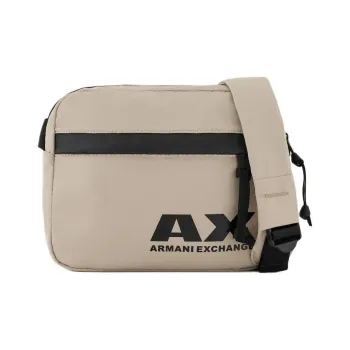 ARMANI EXCHANGEAE Polyester Crossbody Bag, Shoulder Bag Unisex Light Umber
