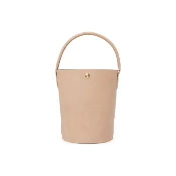 LONGCHAMP Épure Cow Leather Bucket Bags Handbags Small Size Women's Cherry Blossom Pink