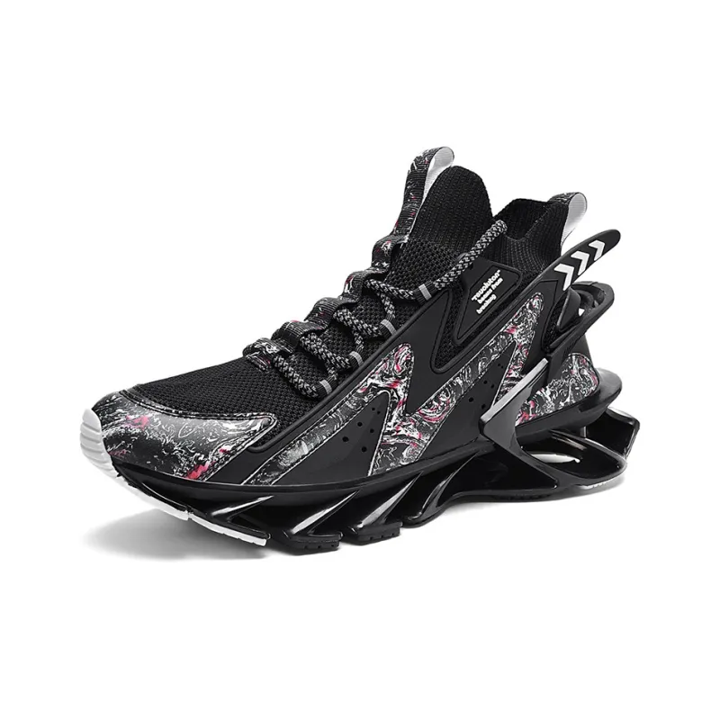 PNKE Cushioning Anti-Slip Wear-Resistant Breathable Height Increasing High-Top Casual Shoes Men's-9