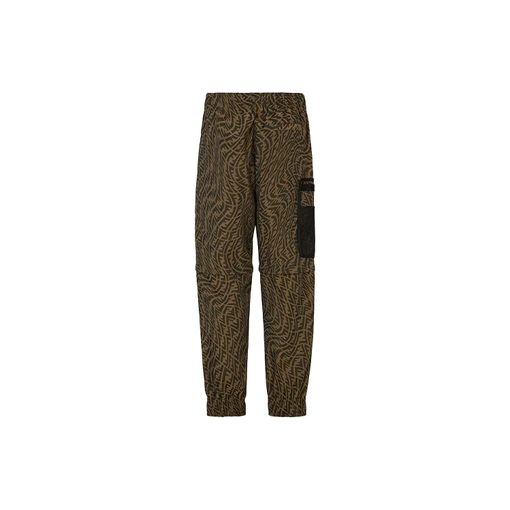 FENDI FW21 Cargo Pants Men's Brown-1