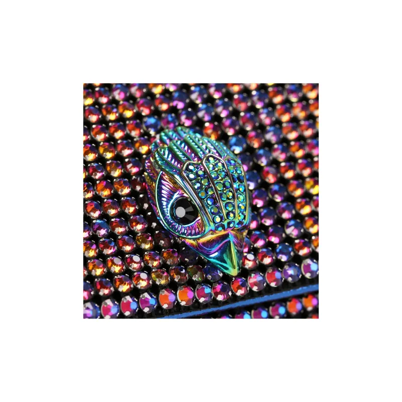 Kurt Geiger London Crystal Finish Shoulder Bag Crossbody Bag Small Size Women's Multicolor-4