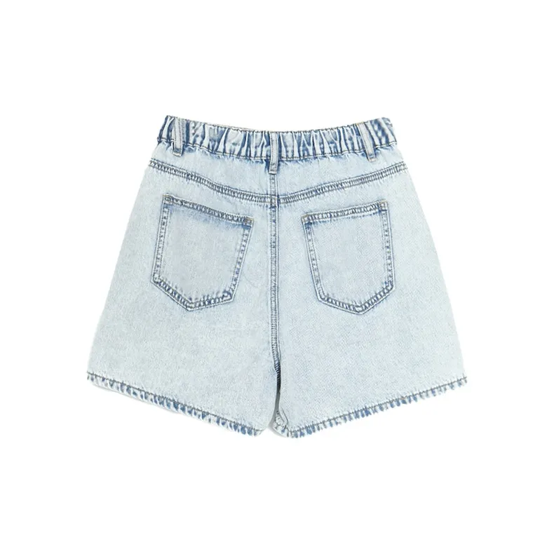 SETIROM Denim Shorts Women's Light Blue-1