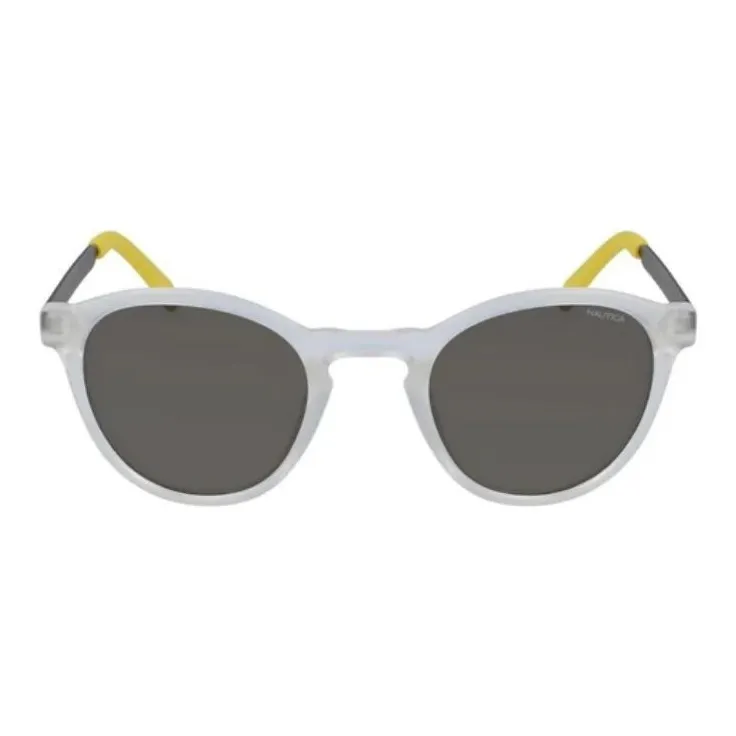 NAUTICA Round Sunglasses Men's White-1
