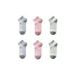 6 Pack (2 Light Blue+2 Light Pink+2 Light Green)