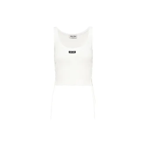 MIU MIU Tank Tops Women's White