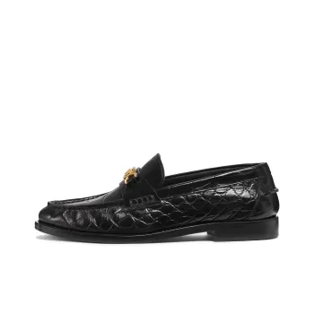 VERSACE Medusa '95 Crocodile-embossed Loafers