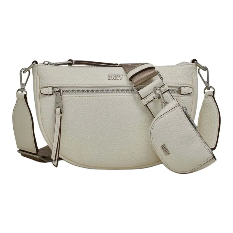 DKNY Imitation Leather Shoulder Bag Crossbody Bag Women's White-0
