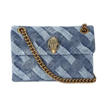 Kurt Geiger London Denim Shoulder Bag, Crossbody Bag Mini Women's Blue