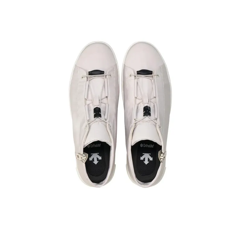 DESCENTE Wayser CE MID 24.1 Cushioning, Wear Resistant Mid Top Skateboard Shoes Unisex White-3