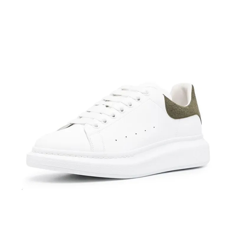 Alexander McQueen Oversized Sneaker Low Top Stylish Skateboarding Shoes Men's White-2