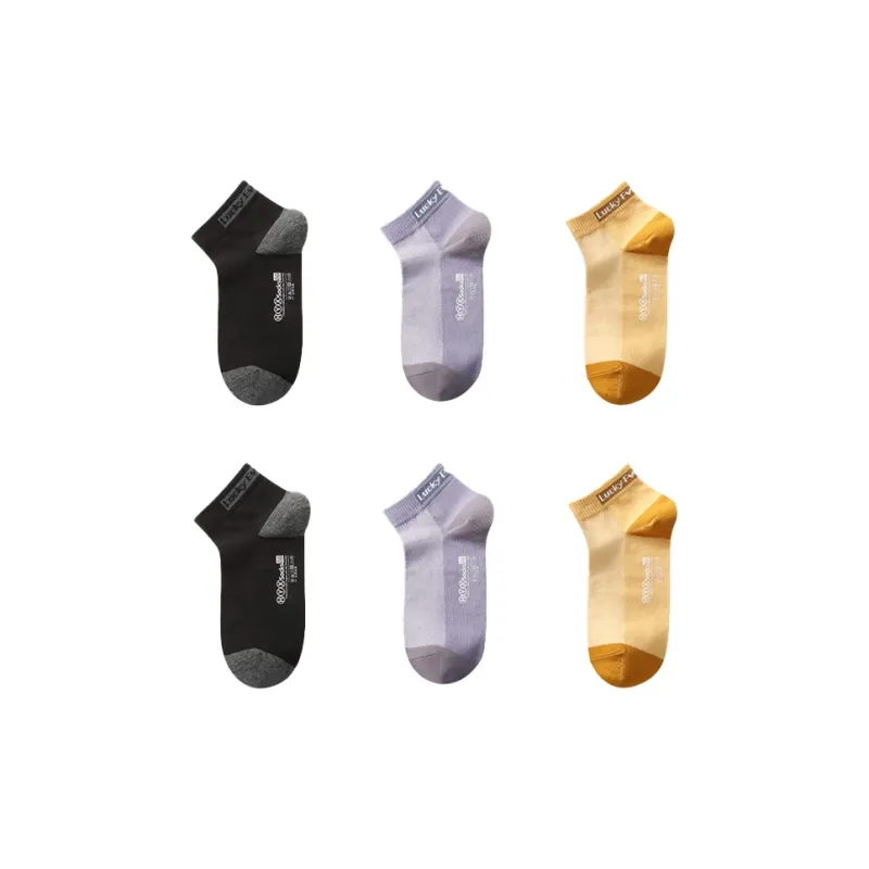 H YXIANG Ankle Socks Women's 6 Pack-14