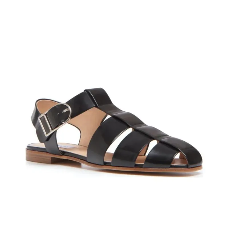 GABRIELA HEARST Lynn Roman Sandals Women's Black-2
