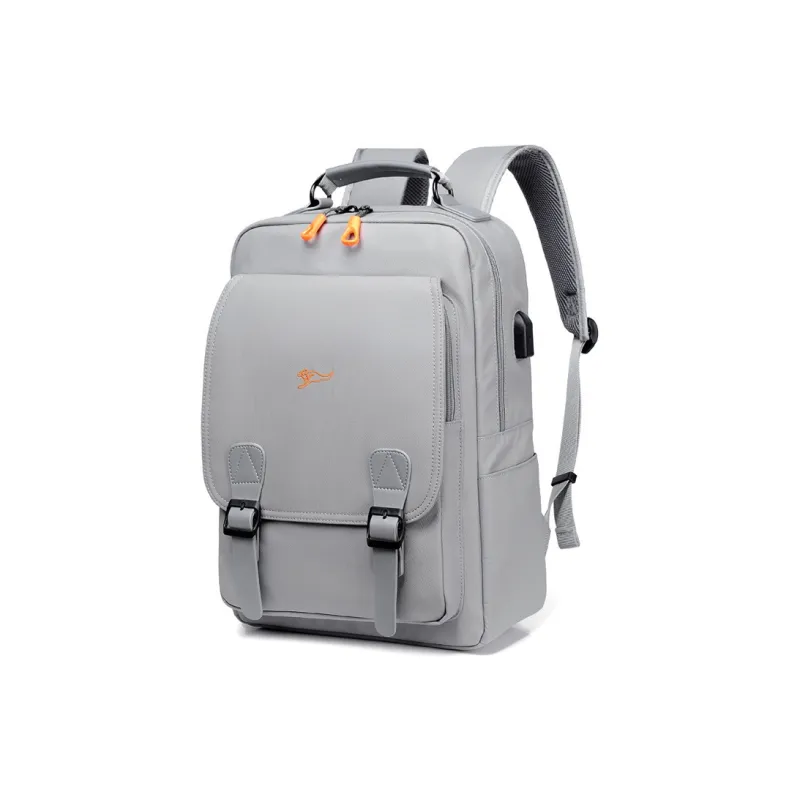 Dusen Kangaroo Oxford Backpack Regular Men's Black/Gray-4