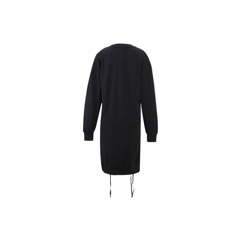 KENZO Long Sleeved Dress Women's Black-1