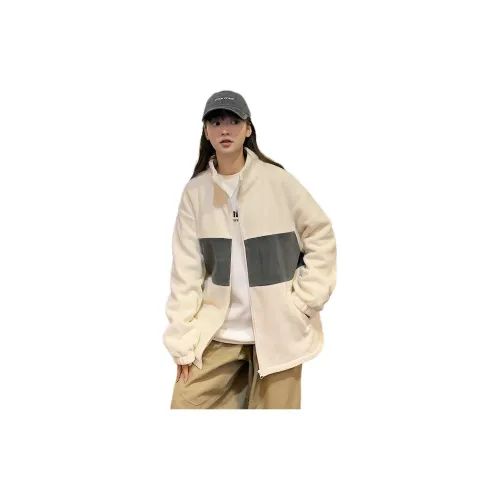 Tonlion Velvet Jackets Women's Off White