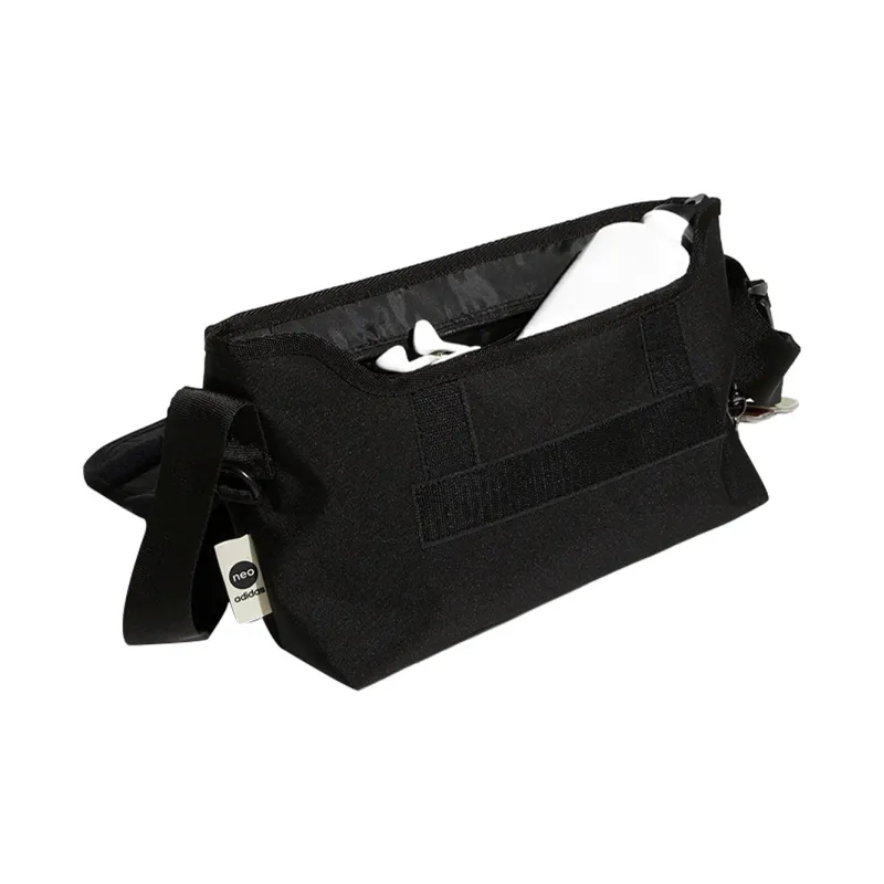 Adidas Neo Sesame Street X JF Collaboration Nylon Fabric Messenger Bag Shoulder Bag Crossbody Bag Unisex Black-3