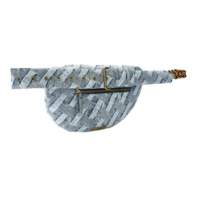 Kurt Geiger London Denim Fanny Pack Women's Blue-2