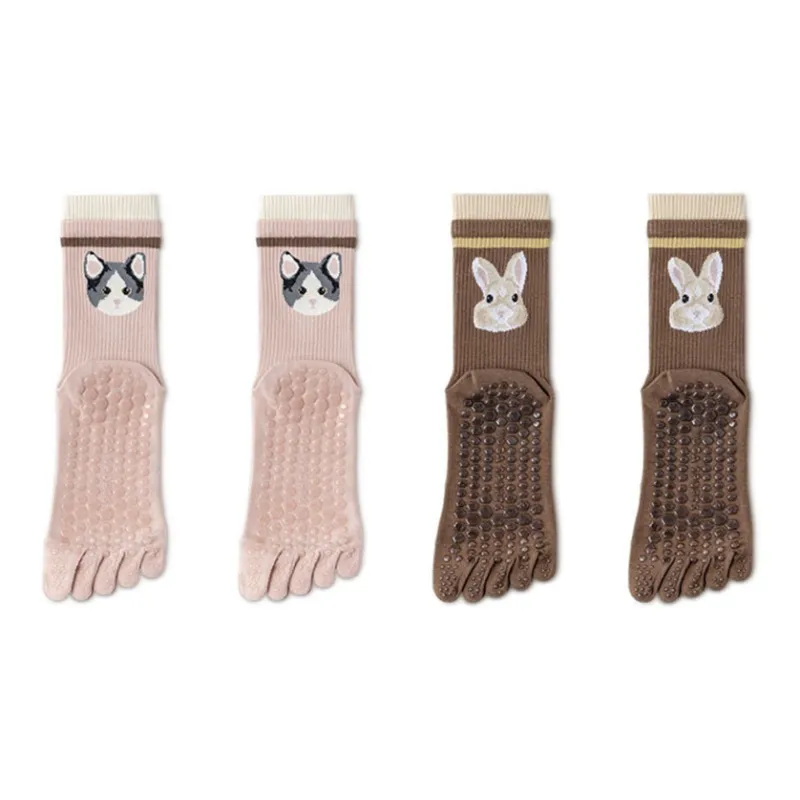 LUOLIAN Mid Calf Socks Women's 4 Pack-12