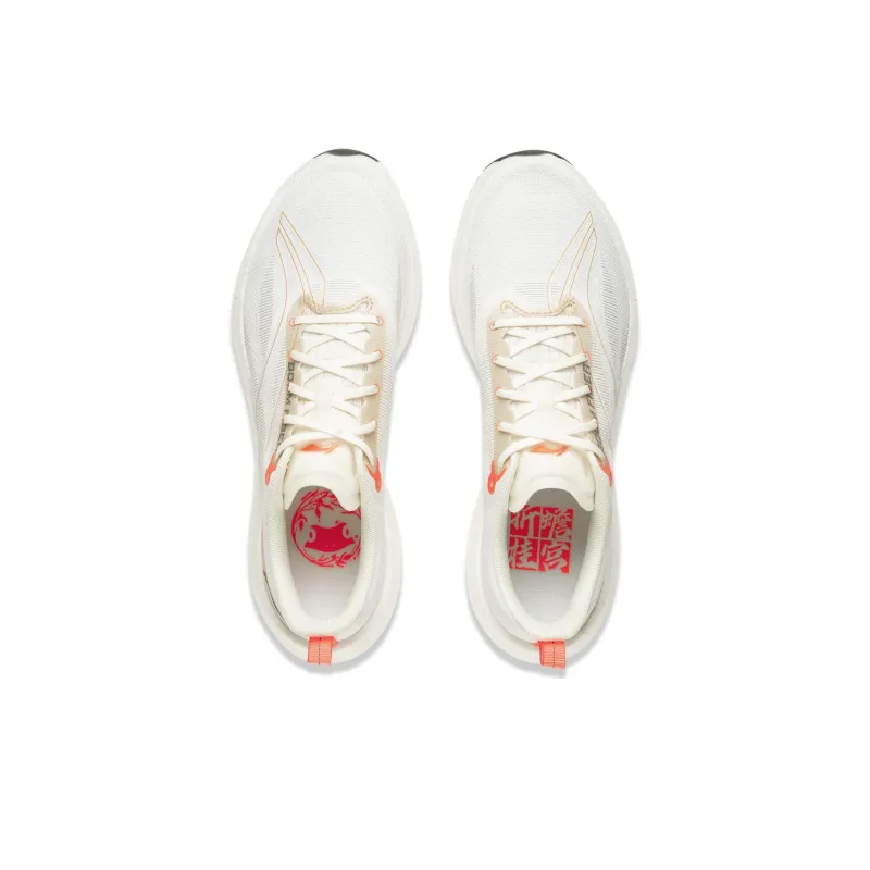 LiNing Super Light 21 Slip Resistant, Abrasion Resistant, Breathable Low Top Running Shoes Women's White-3