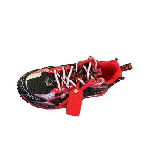 OFF-WHITE Low-Top Casual Shoes Unisex Red