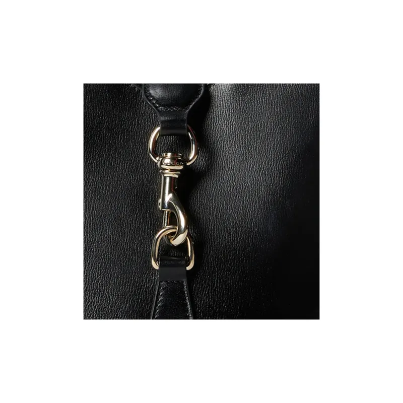 GUCCI Patent Leather Bucket Bags Shoulder Bag Crossbody Bag Mini Women's Black-7
