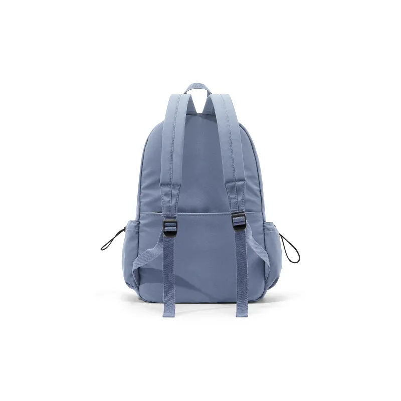 LANDCASE Fabric Backpack Laptop Bag Backpack Unisex Burgundy/Black/Ecru/Blue-4