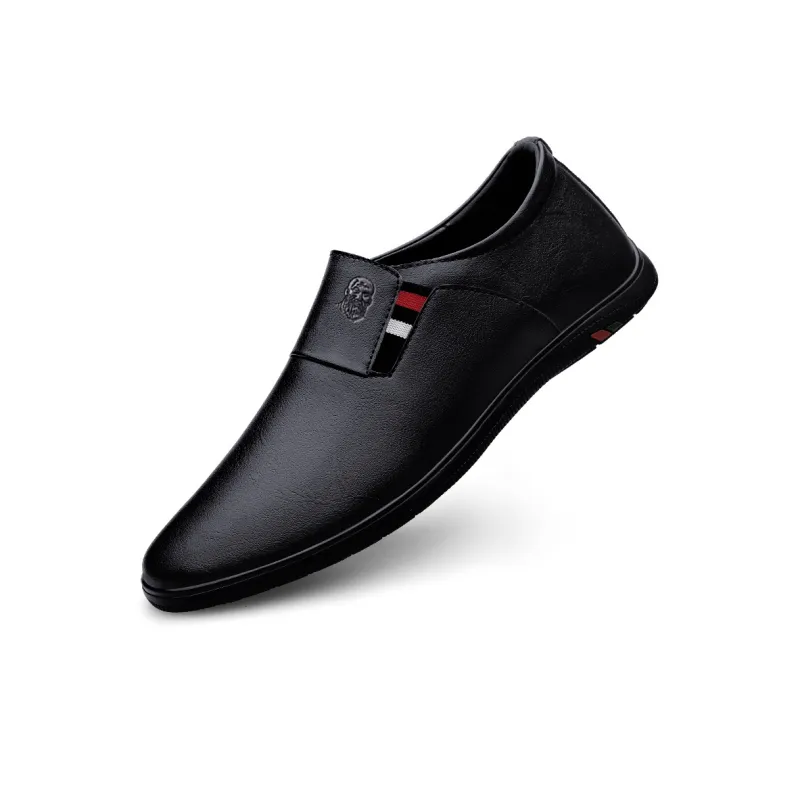 LAORENTOU Dress Shoes Men Low Top Black/Brown/Blue-2