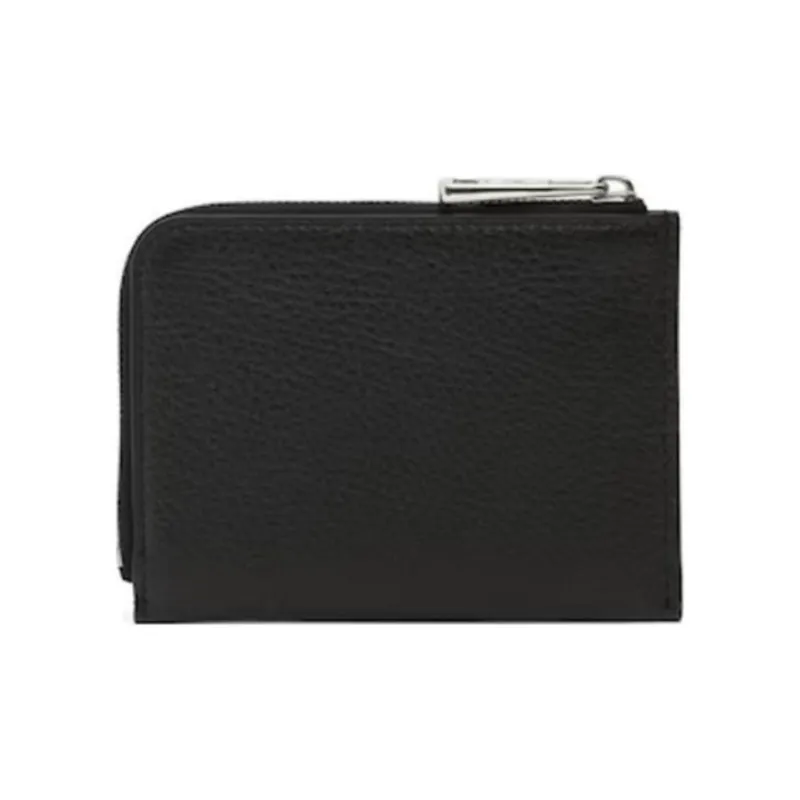 Moncler Genius Series Fabric Cow Leather Patchwork Card Holder Unisex Black-0