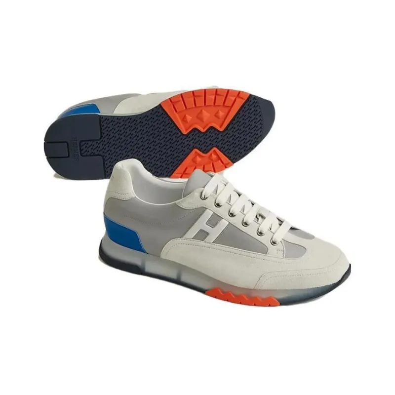 HERMES Trail Low Top Casual Shoes Men's Gray-3