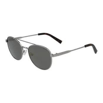 NAUTICA Plate Frame Aviator Sunglasses Men's Gray