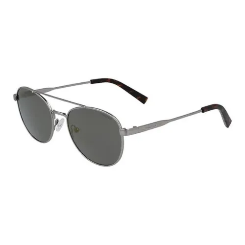 NAUTICA Plate Frame Aviator Sunglasses Men's Gray