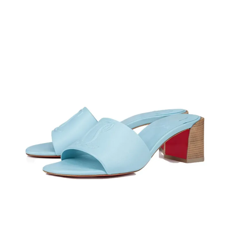 CL LUBOTING Slide Slippers Women's Blue-2