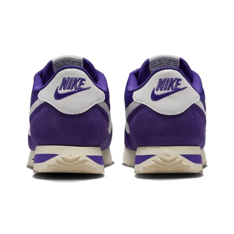 Nike Cortez Textile Field Purple Alabaster Safety Orange Summit White Women's-4