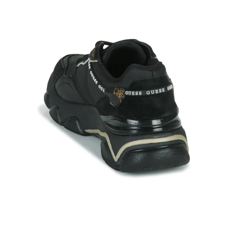 GUESS Micola Abrasion Resistant Low Top Casual Shoes Women's Black-3
