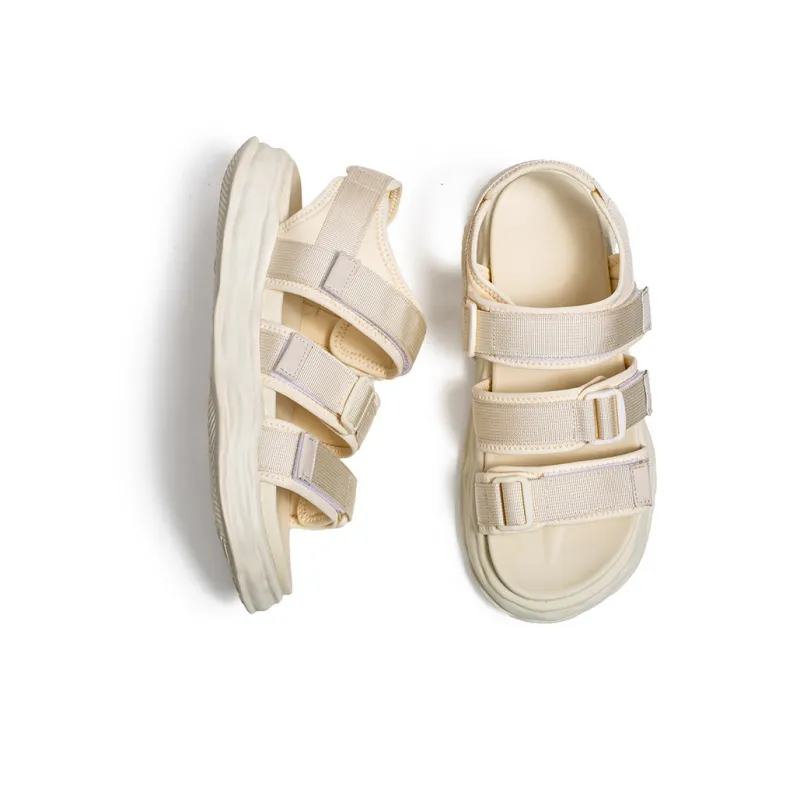 SHUPATE Beach Sandals Men Black/White-10