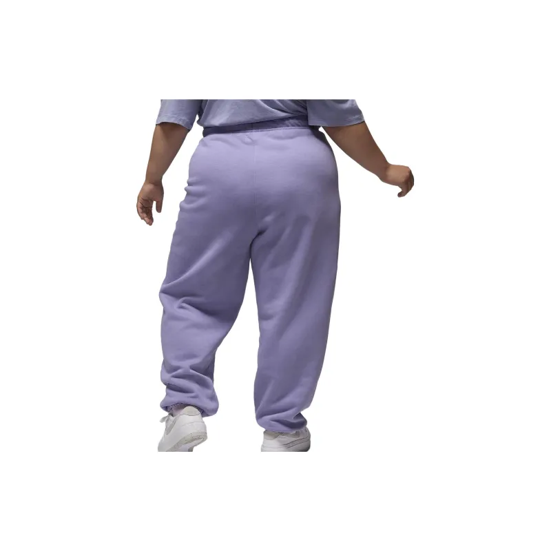 Jordan Brooklyn Fleece Knitted Sports Pants Women's Light Purple-1
