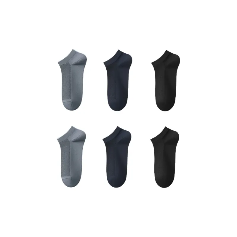 H YXIANG Ankle Socks Men's 6 Pack-6