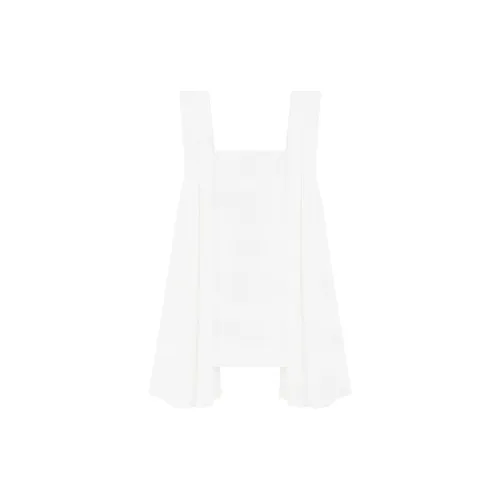 WE11DONE SS23 Sleeveless Dresses Women's White