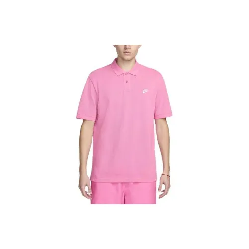 Nike Polo Shirts Men Playful Pink