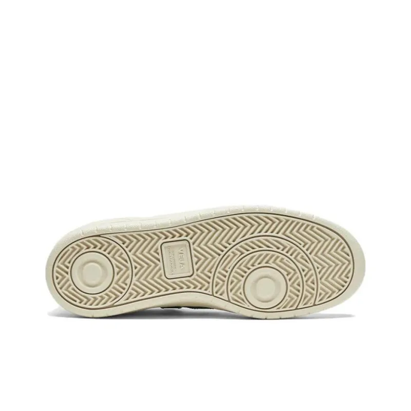 VEJA V-10 Stylish Skateboarding Shoes Unisex Black Tail Green V-4